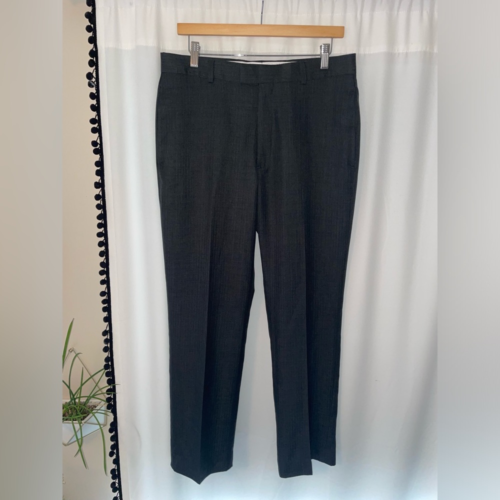 Michael Brandon dress pants men’s 32 x 30 gray trousers formal dress pant